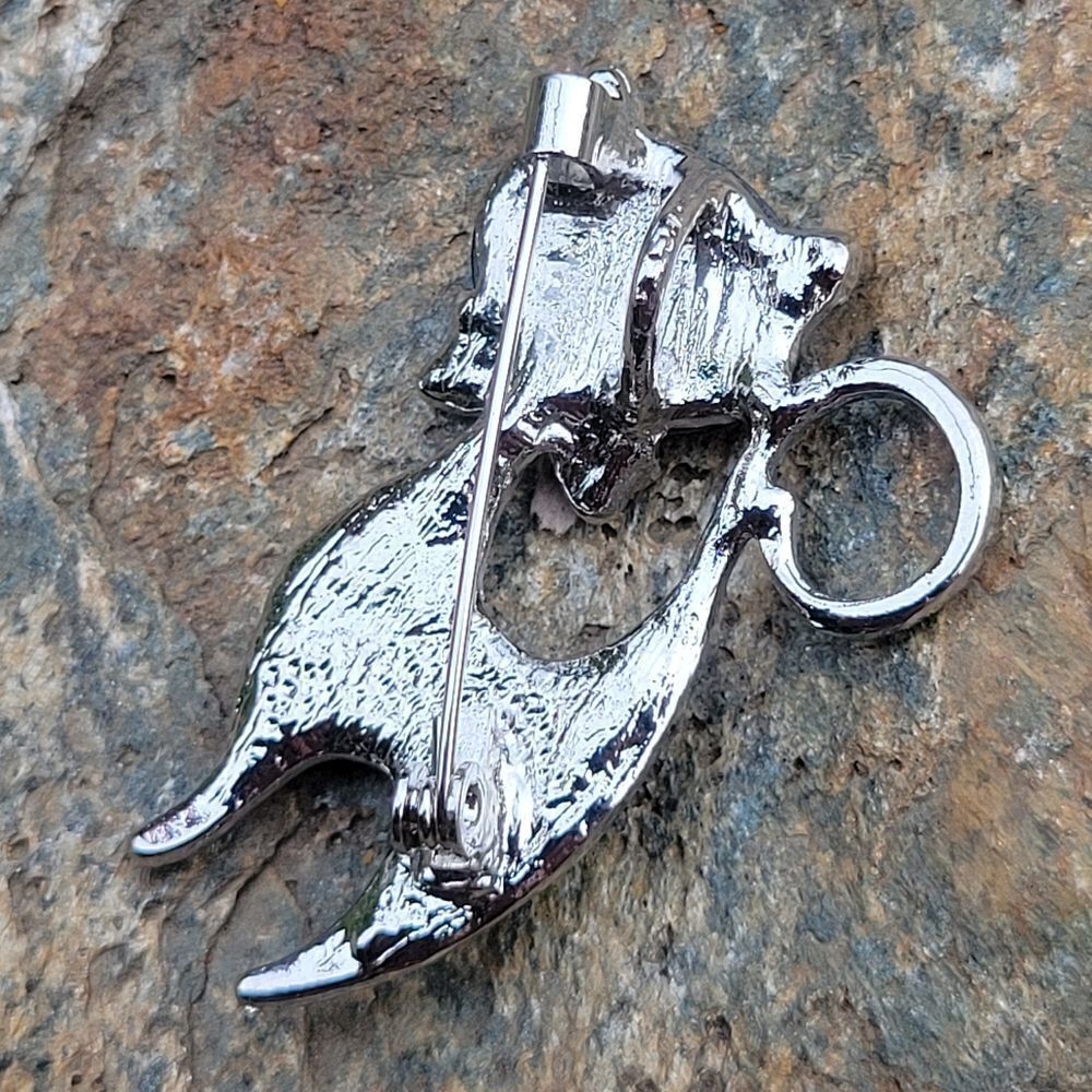 Abalone Shell Cat Brooch‎ - Picture 2 of 7